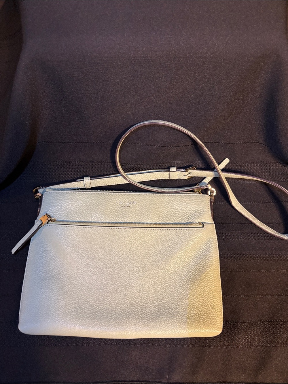 Kate Spade Leather Crossbody Bag in Light Pistachio